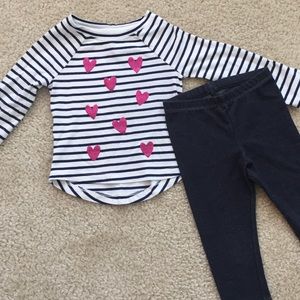 Cute top and leggings